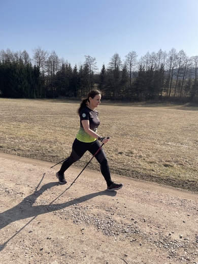 Individuální úvodní lekce severské chůze pro začátečníky
